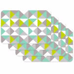 Bild von 4 Tischsets Pyramid Green