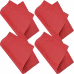 Bild von 4 Tischsets Triangles Cherry Red
