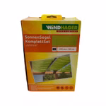 Bild des Windhager Sonnensegel KomplettSets Apfelgrün