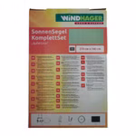 Bild des Windhager Sonnensegel KomplettSets Apfelgrün