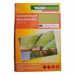 Bild des Windhager Sonnensegel KomplettSets Apfelgrün