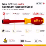 Bild des Wiha VDE Sechskant-Steckschlüsselschraubendreher Bild des Wiha VDE Sechskant-Steckschlüsselschraubendreher
