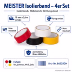 Bild des 4er-Packs meister Isolierbands