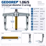Bild des Gedore Universal Abziehers Bild des Gedore Universal Abziehers