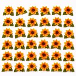 Sonnenblumen Streudeko Filz 30 Stk selbstklebend Tischdeko Herbst Sommer Basteln