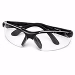 Bild der Schutzbrille Frontansicht mit zusammengeklappten Bügeln