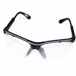 Bild der Schutzbrille Frontansicht mit ausgeklappten Bügeln