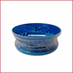 PP-Seil 4mm 16fach geflochten blau-weiss