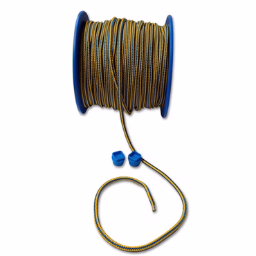 PP-Seil 8mm 16fach geflochten blau-gelb