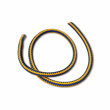 PP-Seil 8mm 16fach geflochten blau-gelb