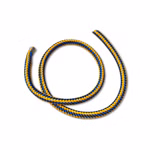 PP-Seil 8mm 16fach geflochten blau-gelb