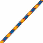 PP-Schotleine 12mm 16fach geflochten gelb blau rot