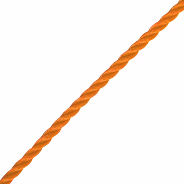 PP-Seil 18mm 3fach gedreht orange