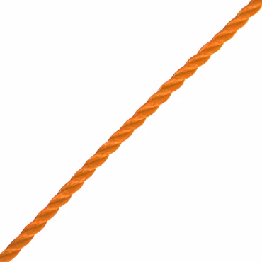 PP-Seil 14mm 3fach gedreht orange