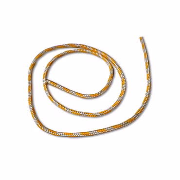 PP Reepschnur 6mm gelb weiß geflochten