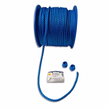 PP Seil 8mm blau 3fach gedreht