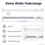 Bild der KleineWolke Federstange 25mm 77-125cm Bild der KleineWolke Federstange 25mm 77-125cm