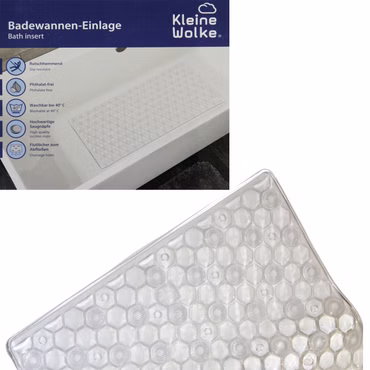 Bild der Badewanneneinlage Honey Clear