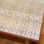 Bild der transparenten Tischdecke