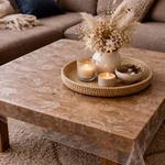 Bild der Tischdecke Paradiso Emma auf dem Tisch liegend