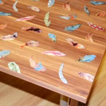 Bild der transparenten Tischdecke