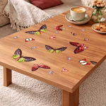 Bild der Tischdecke Paradiso Lilith auf dem Tisch liegend