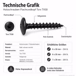 Bild der Profixa Schrauben Flachrundkopf T30 Bild der Profixa Schrauben Flachrundkopf T30