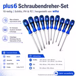 Bild des Wiha Plus6 Schraubendreher Bild des Wiha Plus6 Schraubendreher