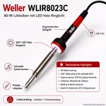 Bild des Weller Lötkolben 80 Watt mit LED-Halo