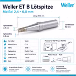 Bild der Weller Lötspitze ETB Bild der Weller Lötspitze ETB