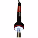 Bild des Lötkolbens mit LED Beleuchtung Detailansicht