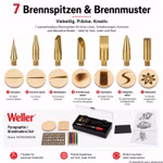 Bild des Weller Brandmalkolbensets 28-teilig Bild des Weller Brandmalkolbensets 28-teilig