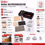 Bild des Weller Brandmalkolbensets 28-teilig Bild des Weller Brandmalkolbensets 28-teilig