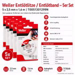 Bild der Weller Entlötlitze 2,5mm 5er Pack Bild der Weller Entlötlitze 2,5mm 5er Pack