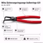 Bild der Wiha Plier Classic 225mm