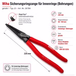 Bild der Wiha Sicherungsringzange J30 gerade Bild der Wiha Sicherungsringzange J30 gerade