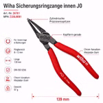 Bild der Wiha Sicherungsringzange J00 Bild der Wiha Sicherungsringzange J00
