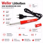 Bild der Technischen Grafik des Weller Lötkolbens