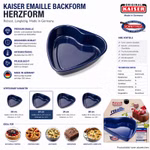 Bild der Kaiser Emaille Herzform 24 cm Bild der Kaiser Emaille Herzform 24 cm