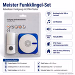 Bild des Meister Funkgong Sets Batteriebetrieb Bild des Meister Funkgong Sets Batteriebetrieb