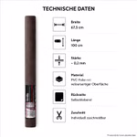 Bild der Windhager Venilia Klebefolie Braun Bild der Windhager Venilia Klebefolie Braun
