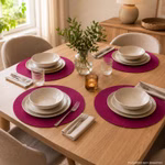 Bild der Windhager Venilia Tischsets Rund Berry 38 cm