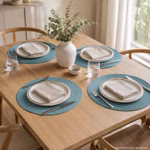 Bild der Windhager Venilia Tischsets Blau 38cm Rund