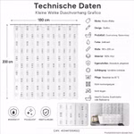 Bild des KleineWolke Grafico Duschvorhangs