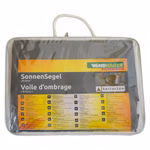 Bild des Windhager Sonnensegels Riviera 3,6x3,6x3,6m