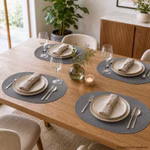 Bild des Windhager Venilia Tischsets Spiral Grey
