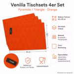 Bild der Windhager Tischsets Triangle Orange