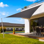 Bild des Windhager Sonnensegels Cannes Dreieck Anthrazit 3m Bild des Windhager Sonnensegels Cannes Dreieck Anthrazit 3m