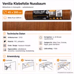 Bild der Windhager Venilia Klebefolie Nussbaum Bild der Windhager Venilia Klebefolie Nussbaum