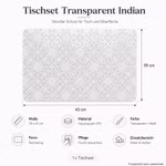 Bild des Windhager Venilia Tischsets Transparent Indian Bild des Windhager Venilia Tischsets Transparent Indian